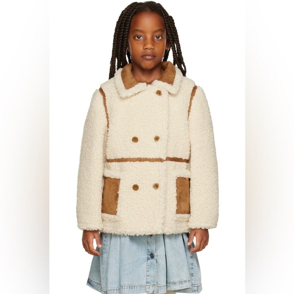 NWOT Stand Studio Chloe Mini Faux Shearling Jacket 10